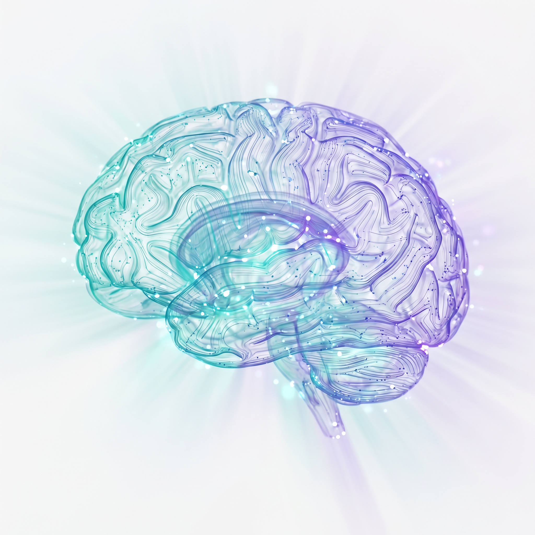 AI brain visualization