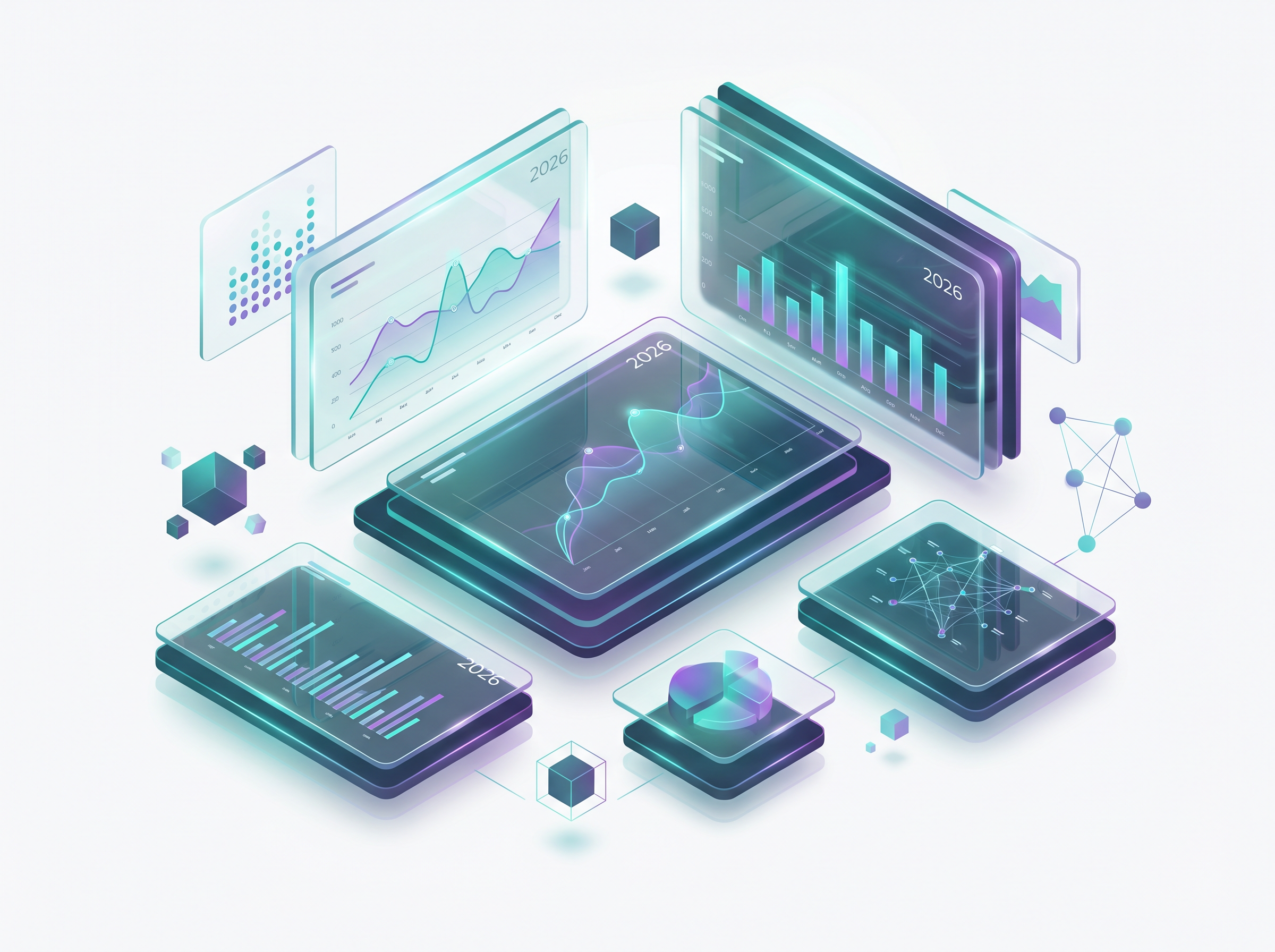 AI analytics dashboard visualization